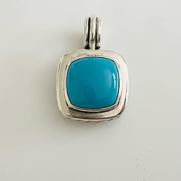 David Yurman Turquoise Pendant Necklace - Picture 7 of 12